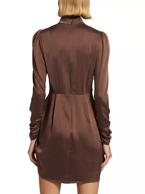 Shop Zimmermann Draped Silk Minidress | Saks Fifth Avenue