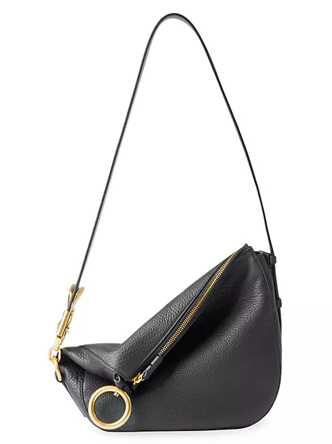 Shop Burberry Knight Small Leather Shoulder Bag | Saks Fifth Avenue