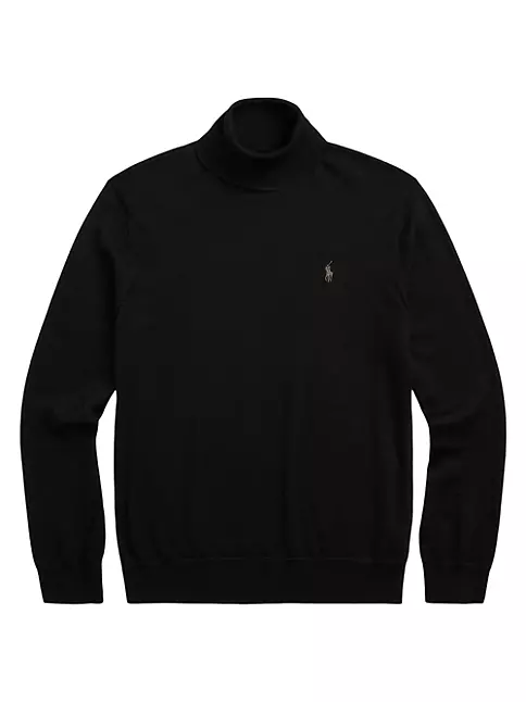Shop Polo Ralph Lauren Wool Mockneck Sweater | Saks Fifth Avenue