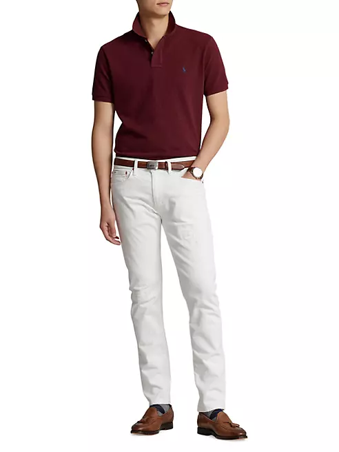 Shop Polo Ralph Lauren Basic Mesh Polo Shirt | Saks Fifth Avenue