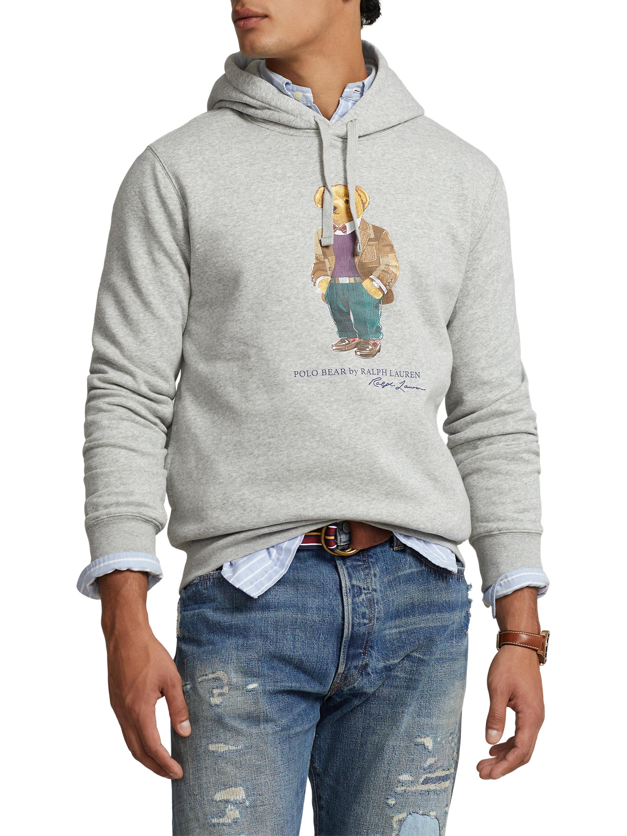 Shop Polo Ralph Lauren Polo Bear Fleece Hoodie | Saks Fifth Avenue