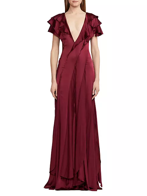 Shop Ralph Lauren Collection Josef Draped Cocktail Dress | Saks Fifth ...