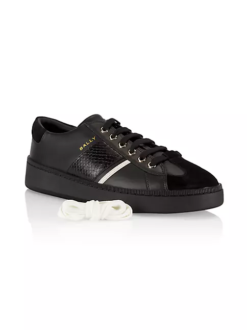 Shop Bally Roller Leather Low-Top Sneakers | Saks Fifth Avenue