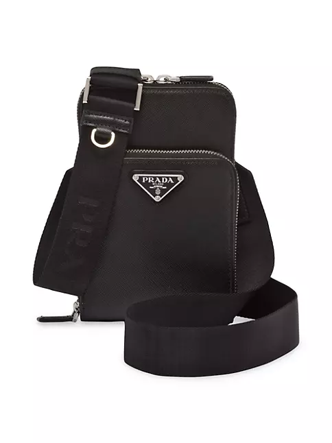 Shop Prada Saffiano Leather Smartphone Case | Saks Fifth Avenue