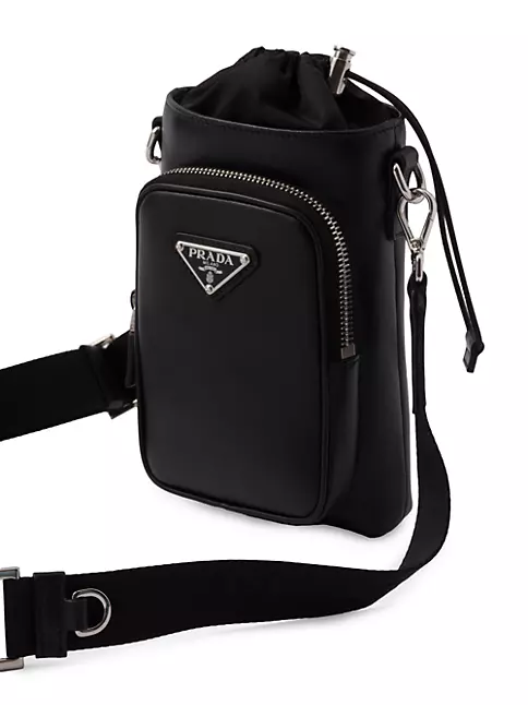 Shop Prada Leather Smartphone Case | Saks Fifth Avenue