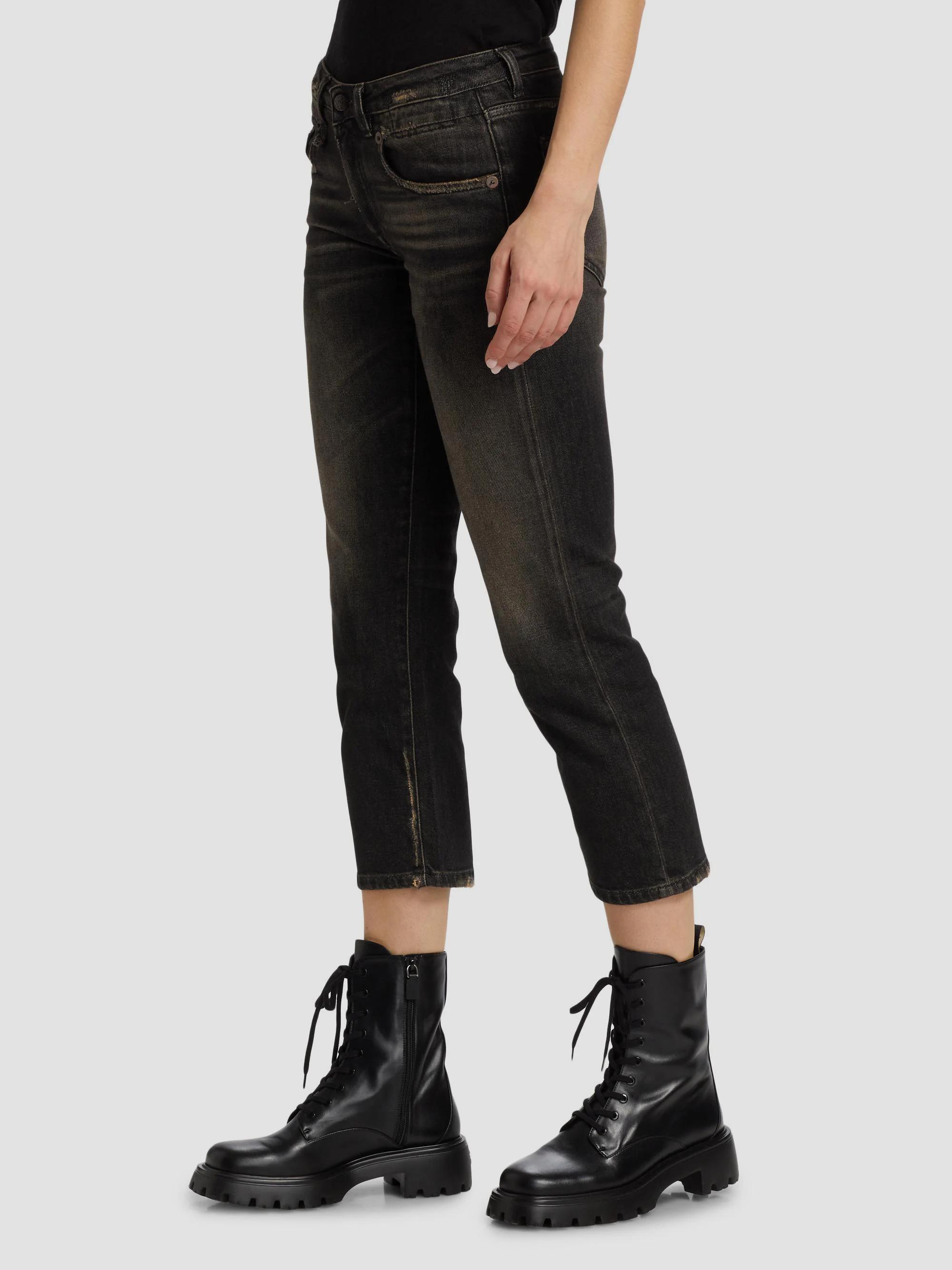 Shop R13 Boy Low-Rise Cropped Jeans | Saks Fifth Avenue