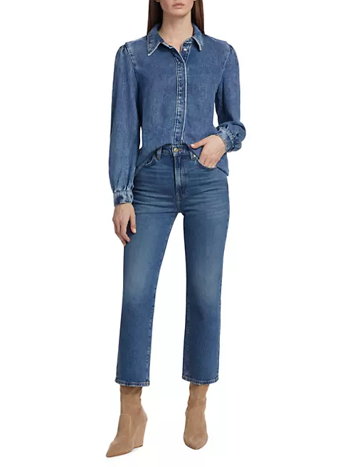 Shop 7 For All Mankind Logan Stovepipe Jeans | Saks Fifth Avenue