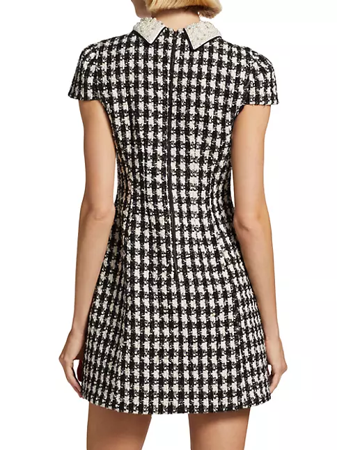 Shop Alice + Olivia Velia Tweed Minidress | Saks Fifth Avenue