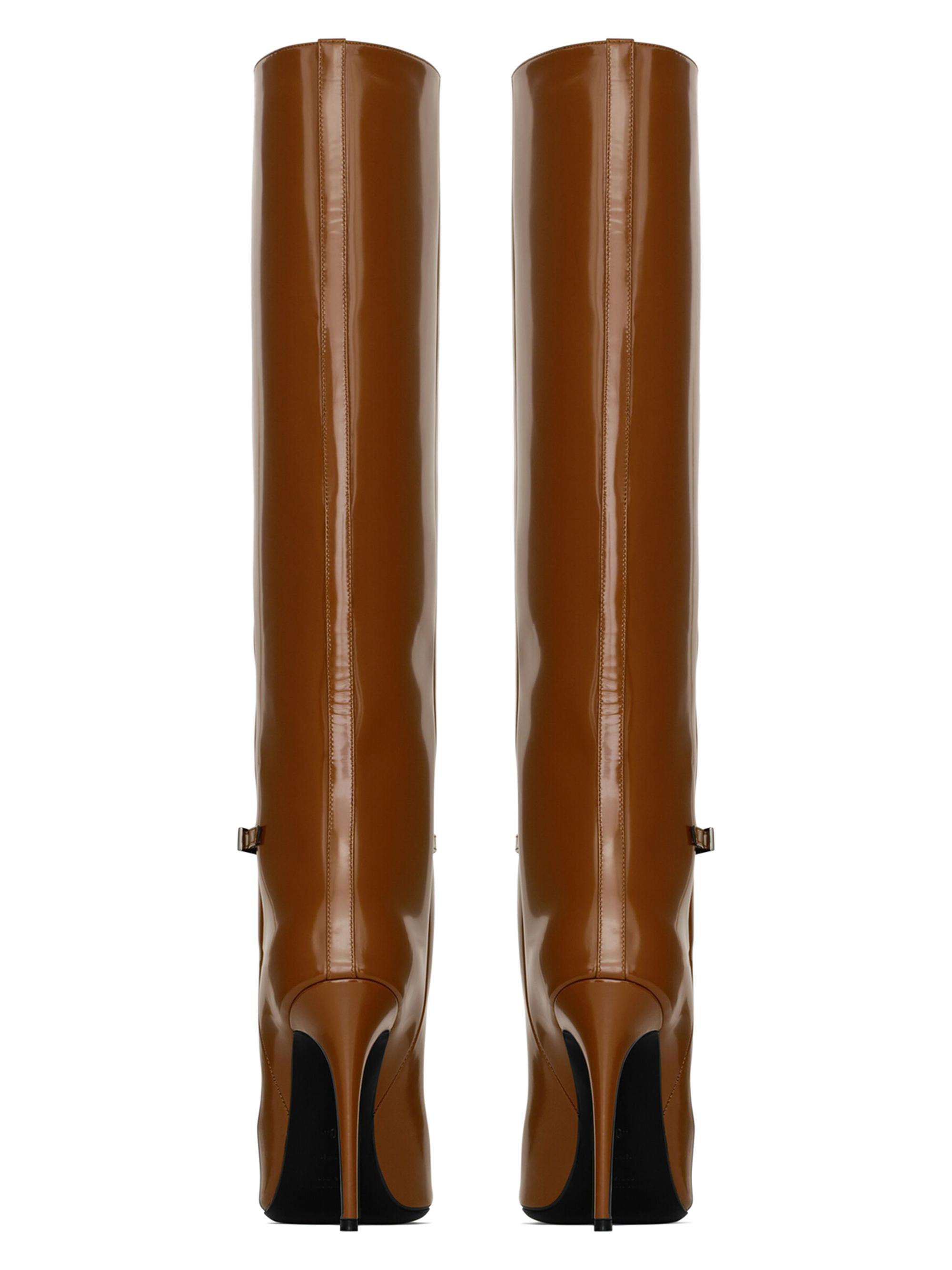 Vendome Boots In Glazed Leather