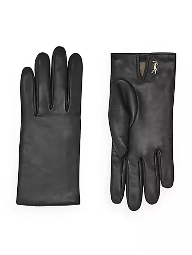 Cassandre Short Gloves In Lambskin And Cashmere