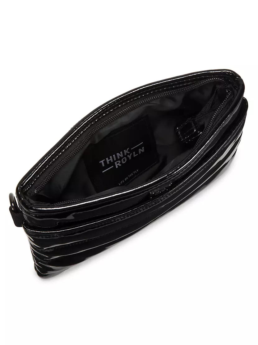 Think Royln Black Patent Duffel, Life on the Fly edition