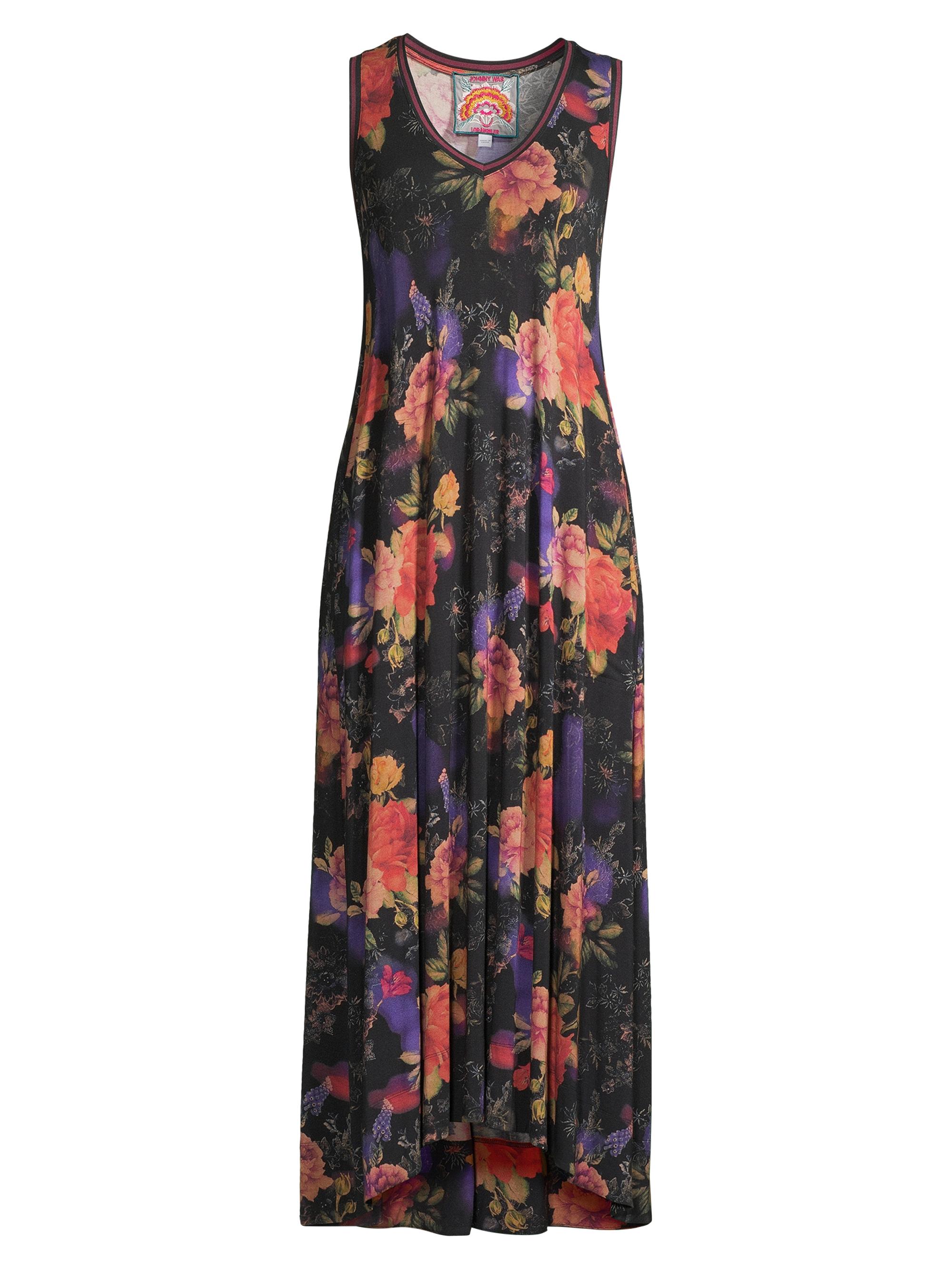 Shop Johnny Was Bossa Nova V-Neck Maxi Dress | Saks Fifth Avenue