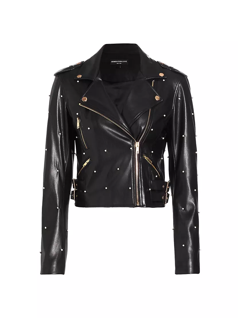 Shop Generation Love Audrina Pearl Moto Jacket | Saks Fifth Avenue
