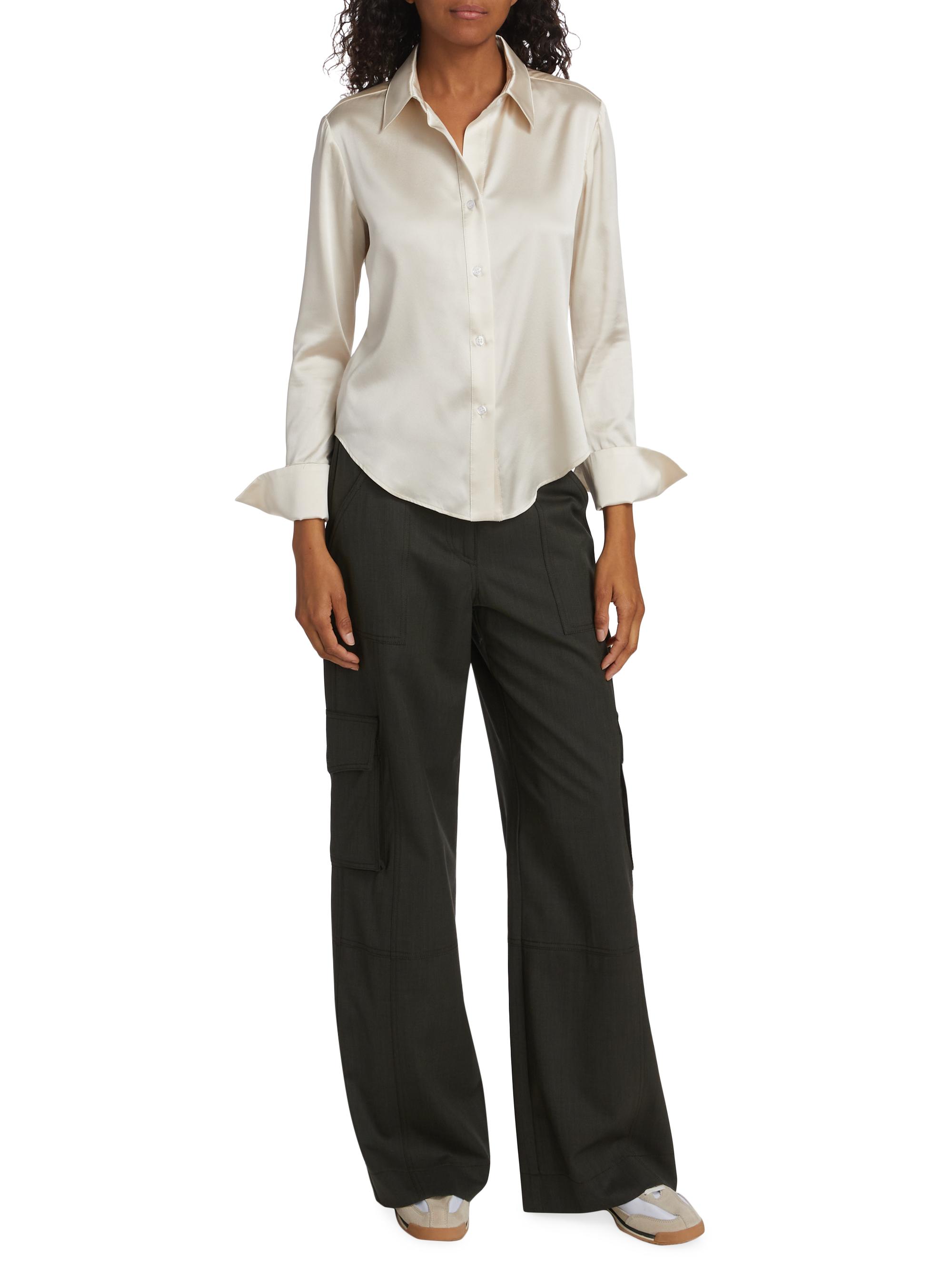 Wool-Blend Cargo Pants