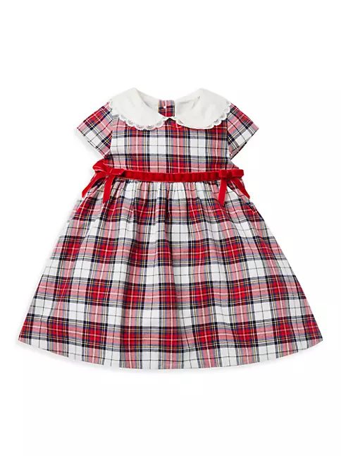 Shop Janie and Jack Baby Girl's Tartan Collared Dress | Saks Fifth Avenue