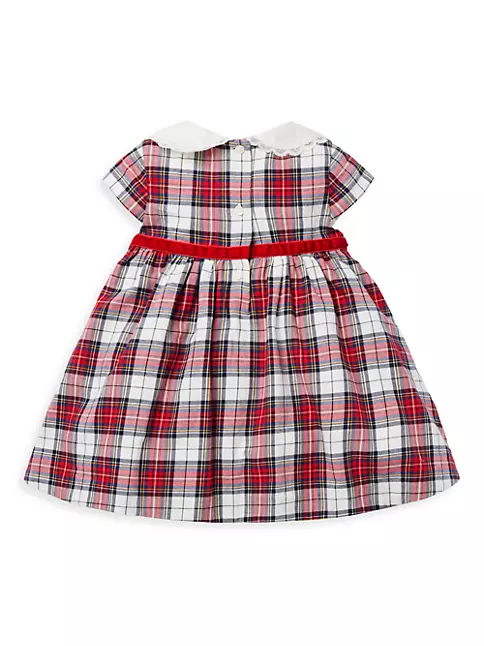 Shop Janie and Jack Baby Girl's Tartan Collared Dress | Saks Fifth Avenue