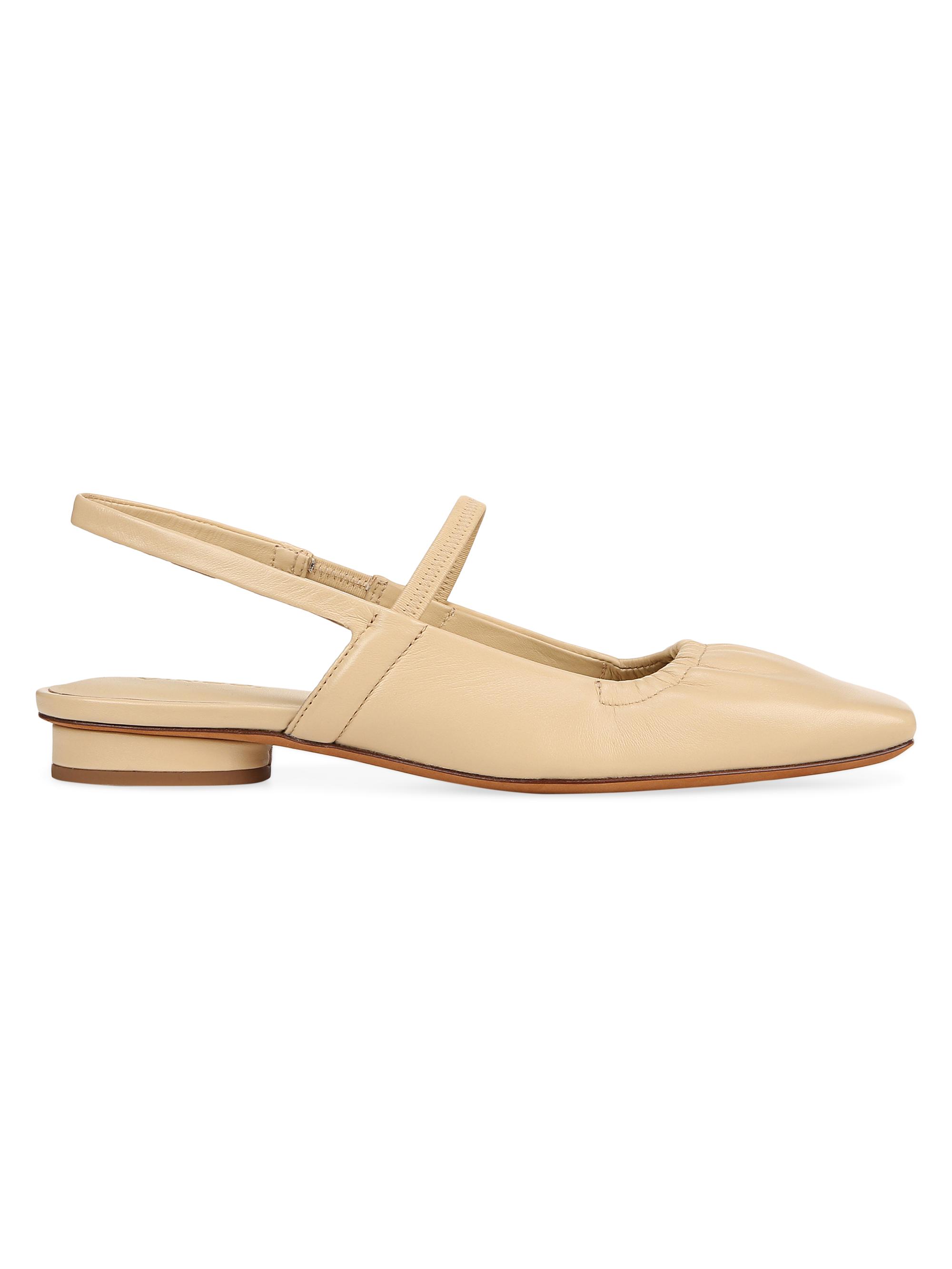 vince cadya leather slingback flats