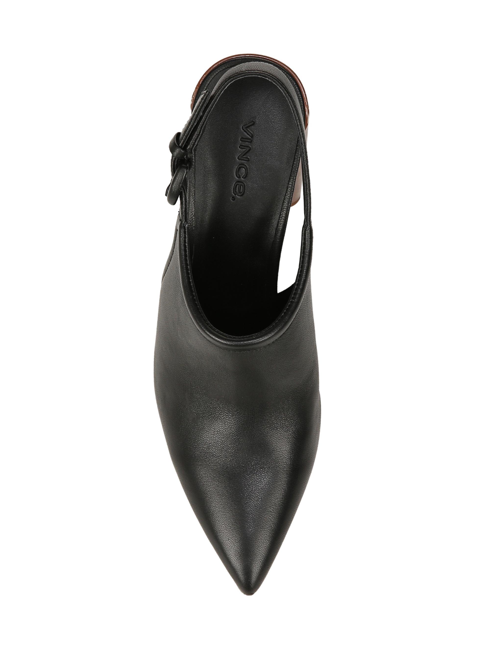 Shop Vince Pyra 95MM Leather Slingback Pumps | Saks Fifth Avenue