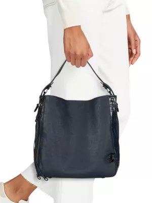 Shop Rebecca Minkoff Mab Leather Hobo Bag | Saks Fifth Avenue