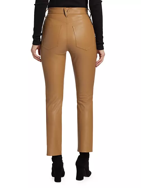 Shop Veronica Beard Carly Faux Leather Pants | Saks Fifth Avenue