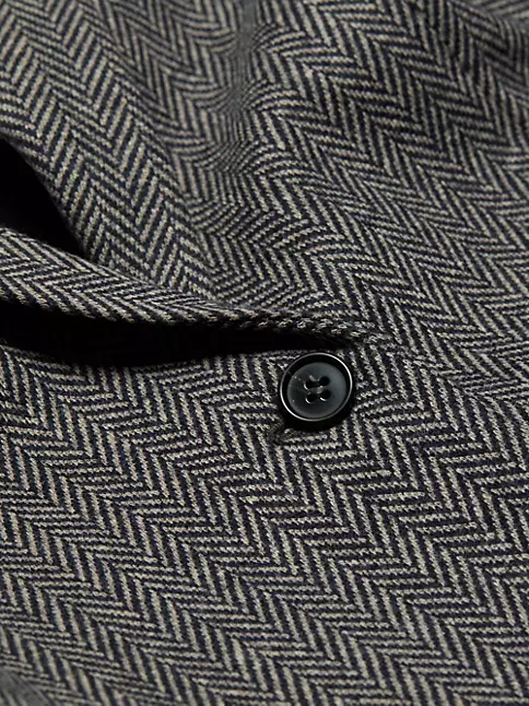 Shop Theory Herringbone Single-Button Blazer | Saks Fifth Avenue
