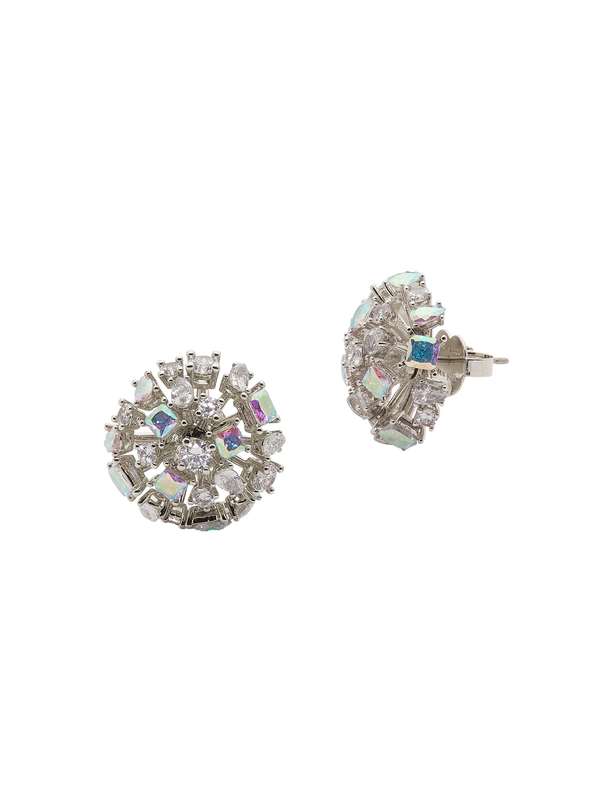 Shop kate spade new york Silvertone & Cubic Zirconia Cluster Stud