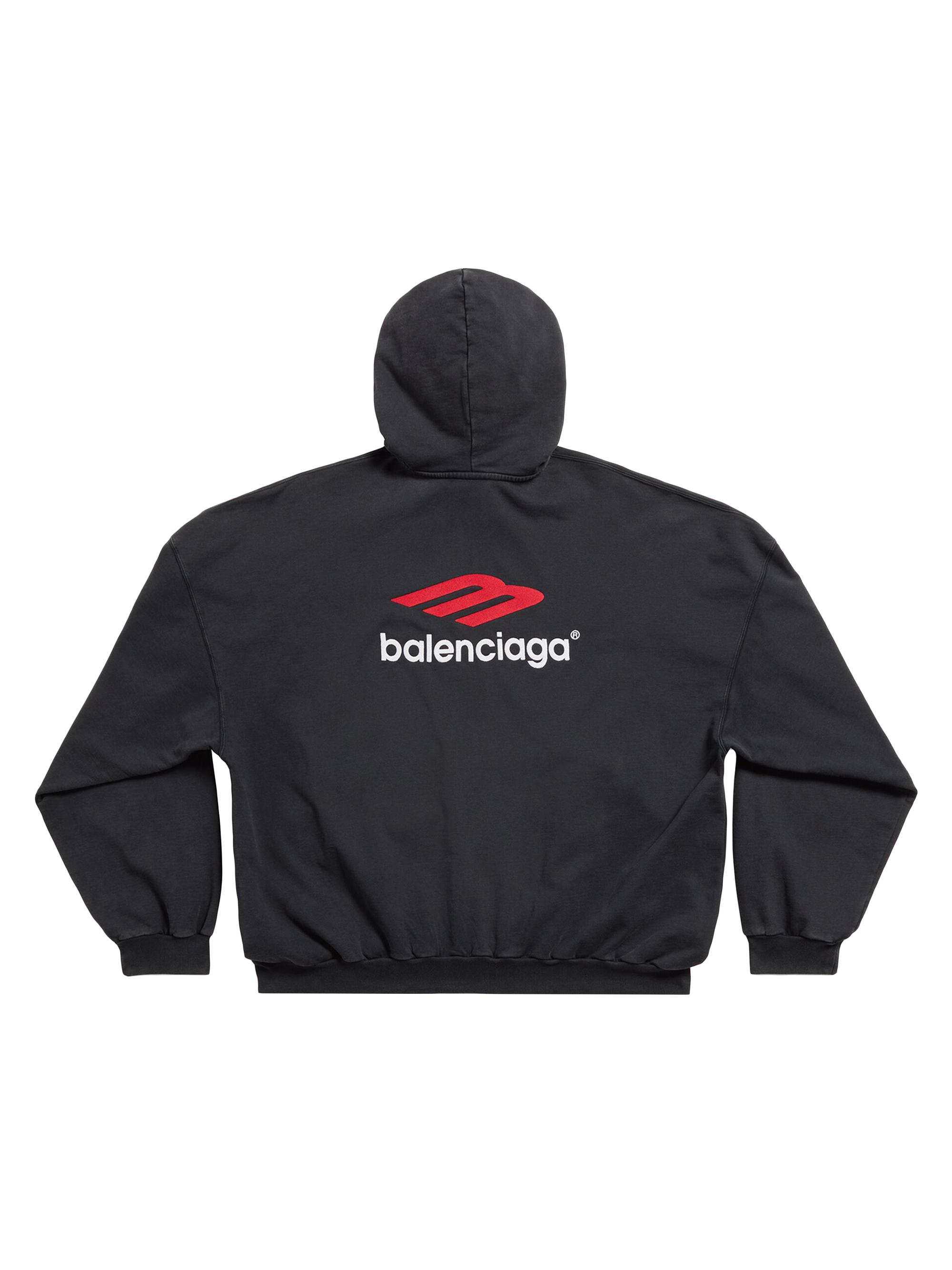 Shop Balenciaga 3b Sports Icon Oversized Hoodie | Saks Fifth Avenue