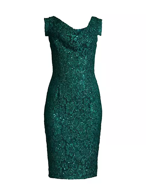 Shop Black Halo Jackie O Lace Sheath Dress | Saks Fifth Avenue