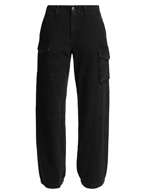 Shop rag & bone Featherweight Nora Mid-Rise Cargo Jeans | Saks Fifth Avenue