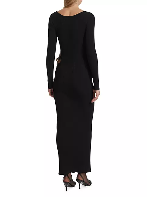 Shop L'AGENCE Sloane Chain Cut-Out Body-Con Dress | Saks Fifth Avenue