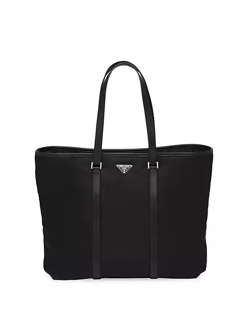 Shop Prada Re-Nylon And Saffiano Leather Tote Bag | Saks Fifth Avenue