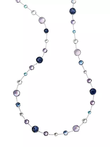 Lollipop® Sterling Silver & Multi-Stone Lavanda Lollitini Long Necklace