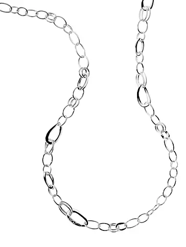 925 Classico Cherish Link Sterling Silver Long Necklace