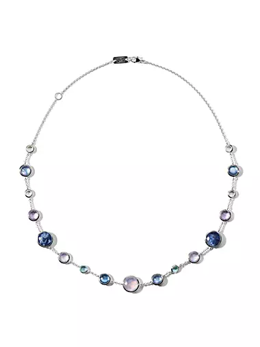 Lollipop® Sterling Silver & Multi-Stone Lavanda Lollitini Short Necklace