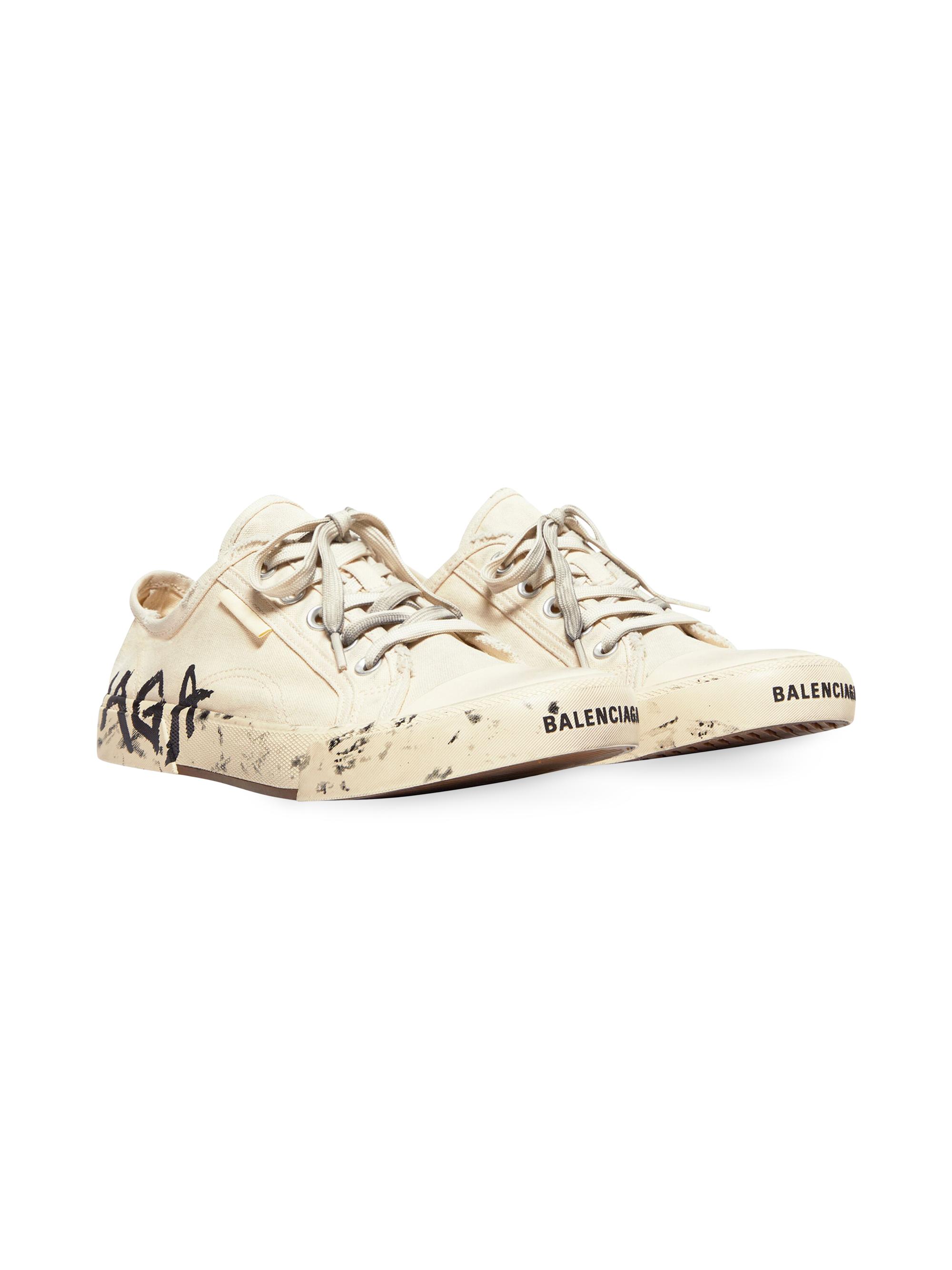 Shop Balenciaga Paris Low Top Graffiti Sneakers Saks Fifth Avenue