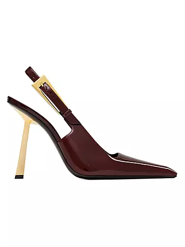 Lee Slingback Pumps In Patent Leather