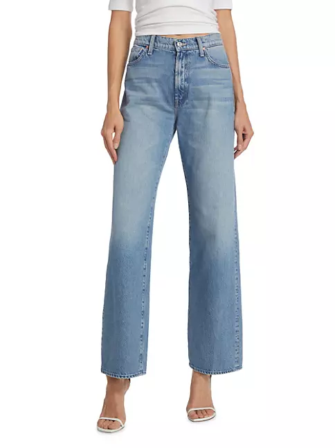 Shop Mother The Dodger High-Rise Wide-Leg Jeans | Saks Fifth Avenue