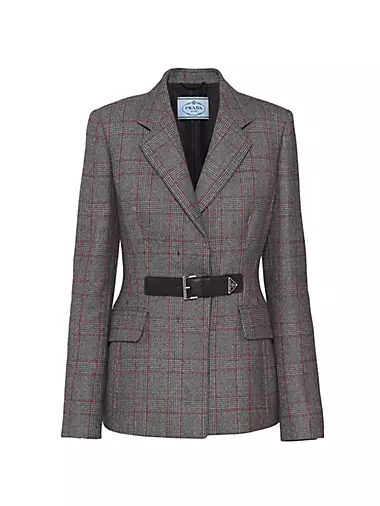 Single-Breasted Prince Of Wales Jacket