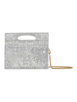 Shop Tyler Ellis Stella Handbag Miniature In Iridescent Diamond Crystal Medley With Gold Hardware Saks Fifth Avenue