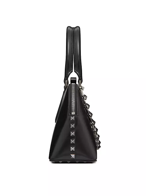 Shop Valentino Garavani Rockstud Calfskin Handbag | Saks Fifth Avenue