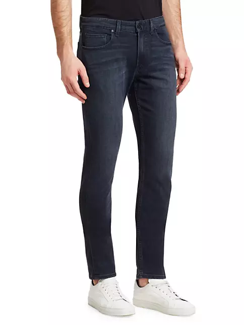 Shop Paige Federal TRANSCEND Slim-Straight-Fit Jeans | Saks Fifth Avenue