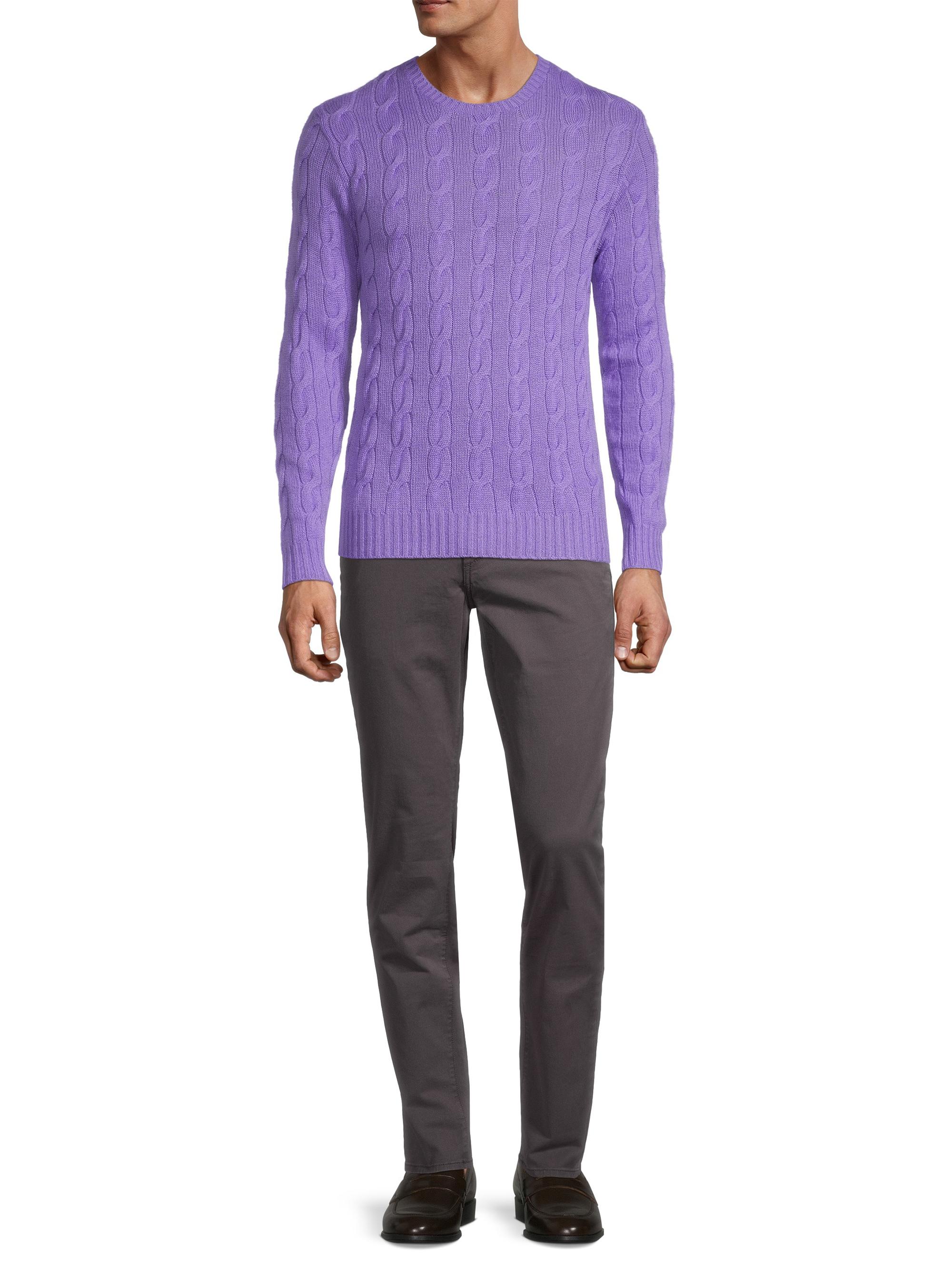 Shop Ralph Lauren Purple Label Cableknit Cashmere Sweater | Saks Fifth  Avenue