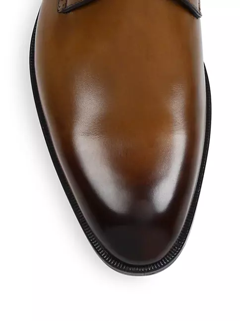 Ermenegildo Zegna Men's New Flex Monk-Strap Shoes