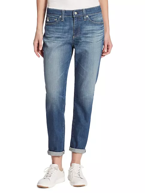 Shop Jeans Beau Mid-Rise Rolled Slouchy Skinny Jeans | Fifth Avenue