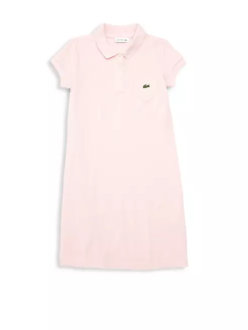 Shop Little Girl's & Cotton Pique Polo Dress | Saks Fifth Avenue
