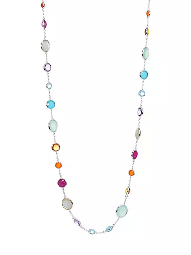 Lollipop Lollitini Sterling Silver & Multi-Stone Necklace