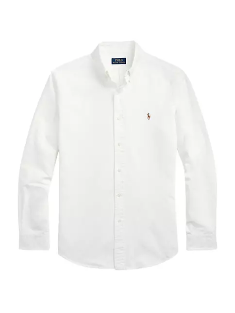 Shop Polo Ralph Lauren Cotton Oxford Shirt | Saks Fifth Avenue