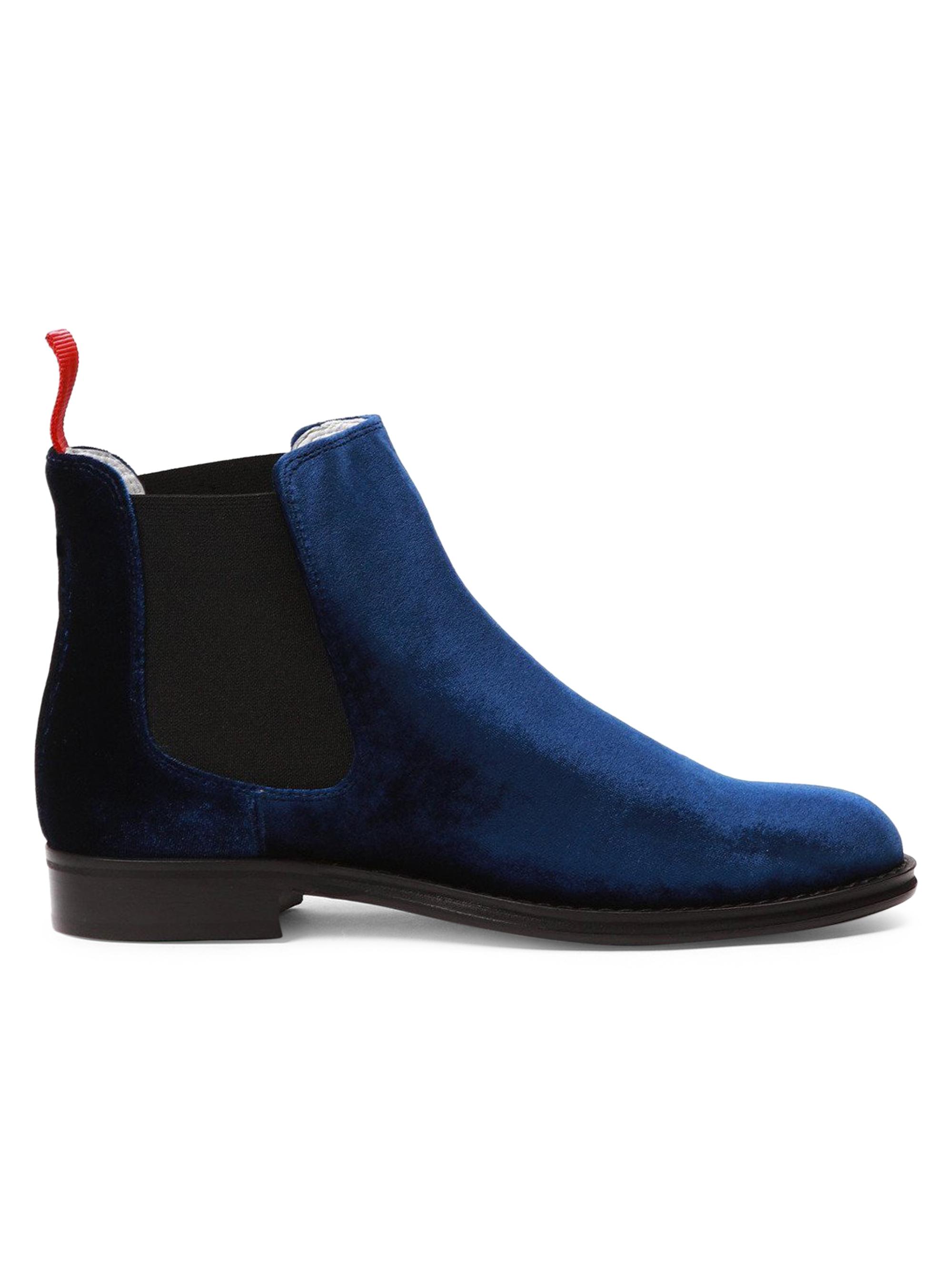 chelsea boots velvet