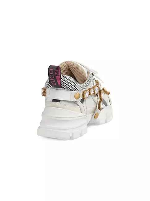 Addition Skur hver dag Shop Gucci Flashtrek Sneaker With Removable Crystals | Saks Fifth Avenue