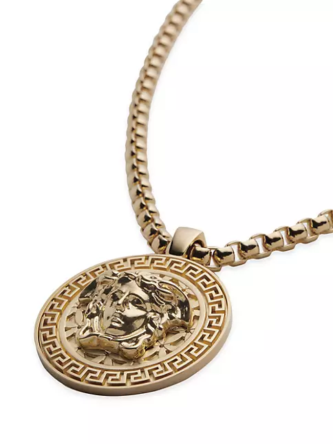 Shop Versace Medusa Medallion Chain Necklace | Saks Fifth Avenue